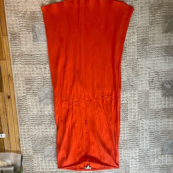 Madewell Tie-Waist Maxi Slip Skirt in Cupro Blend size 12 - Picture 2 of 9